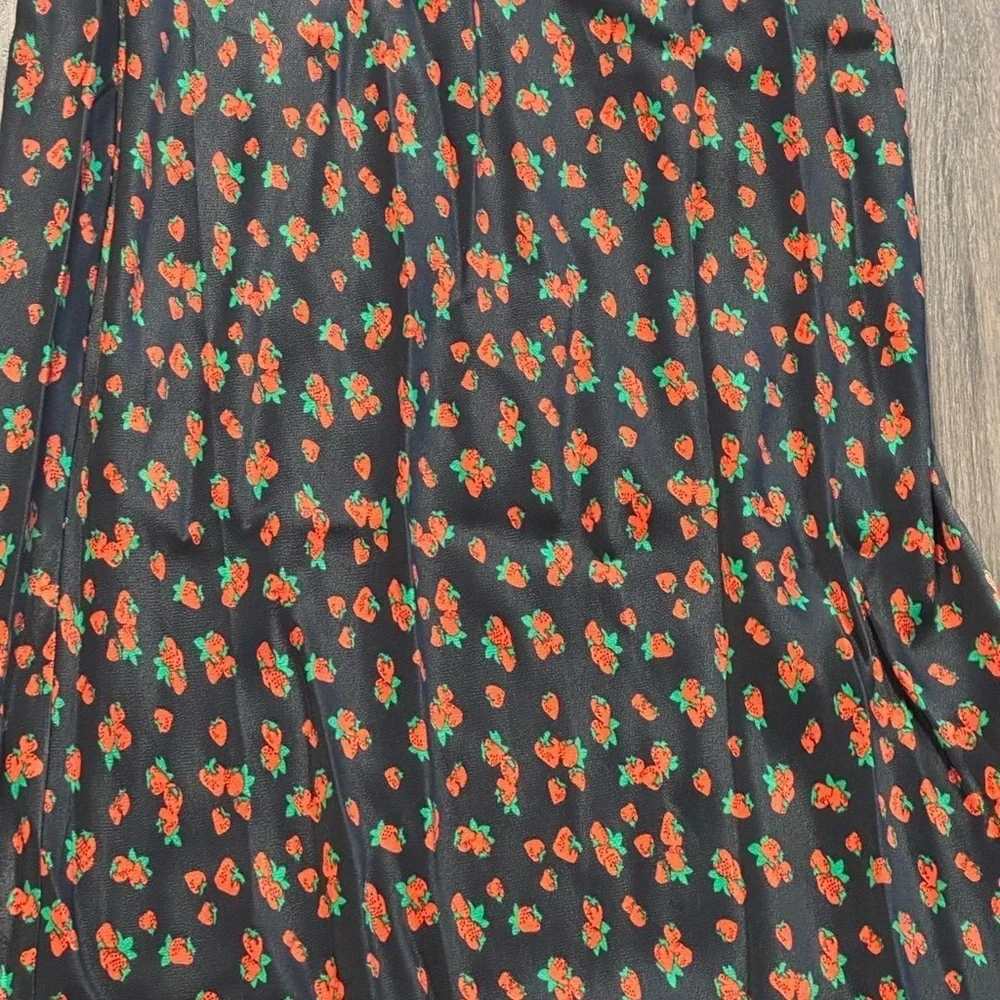 NWT! The Tilda Floral Strapless Black Slip Dress By Anthropologie - Multiple🚦 - Picture 8 of 13